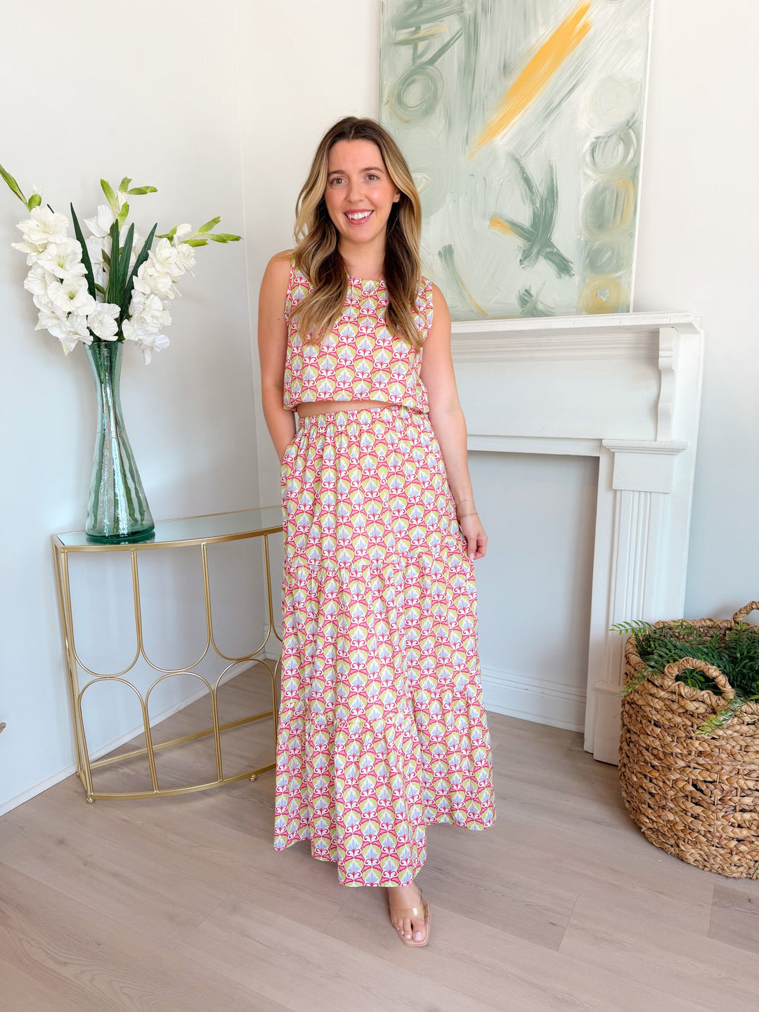 Mythic Petals Maxi Skirt