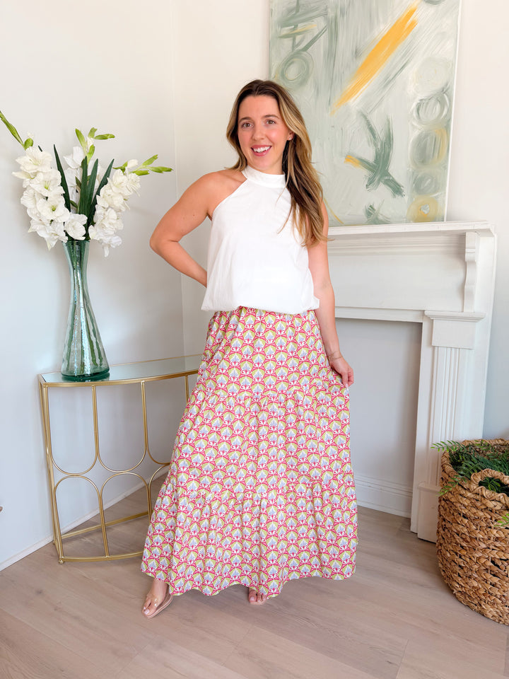 Mythic Petals Maxi Skirt