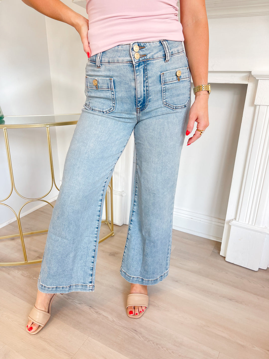 Meg High Rise with Front Pocket