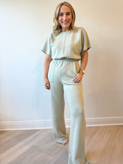Raechelle Modal Jumpsuit Light Sage