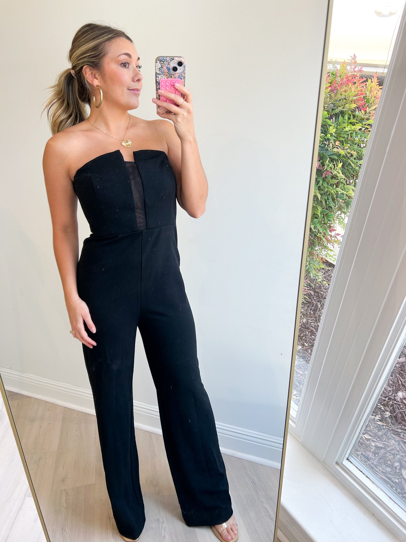 Donna Stretch Crape Jumpsuit