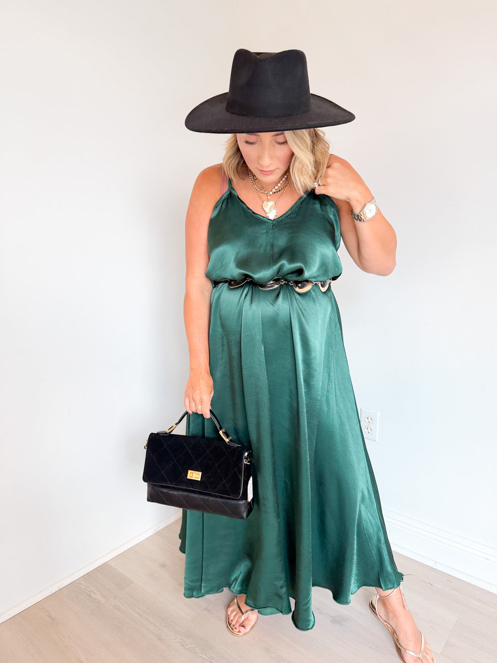 Cele Silk Maxi Dress