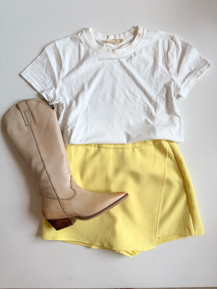 Peyton Wrap Mini Skort