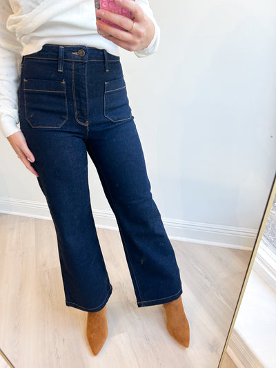 Sailor Patch Pocket Wide Leg