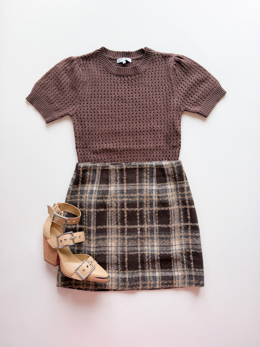 Flynn Netted Sweater Top
