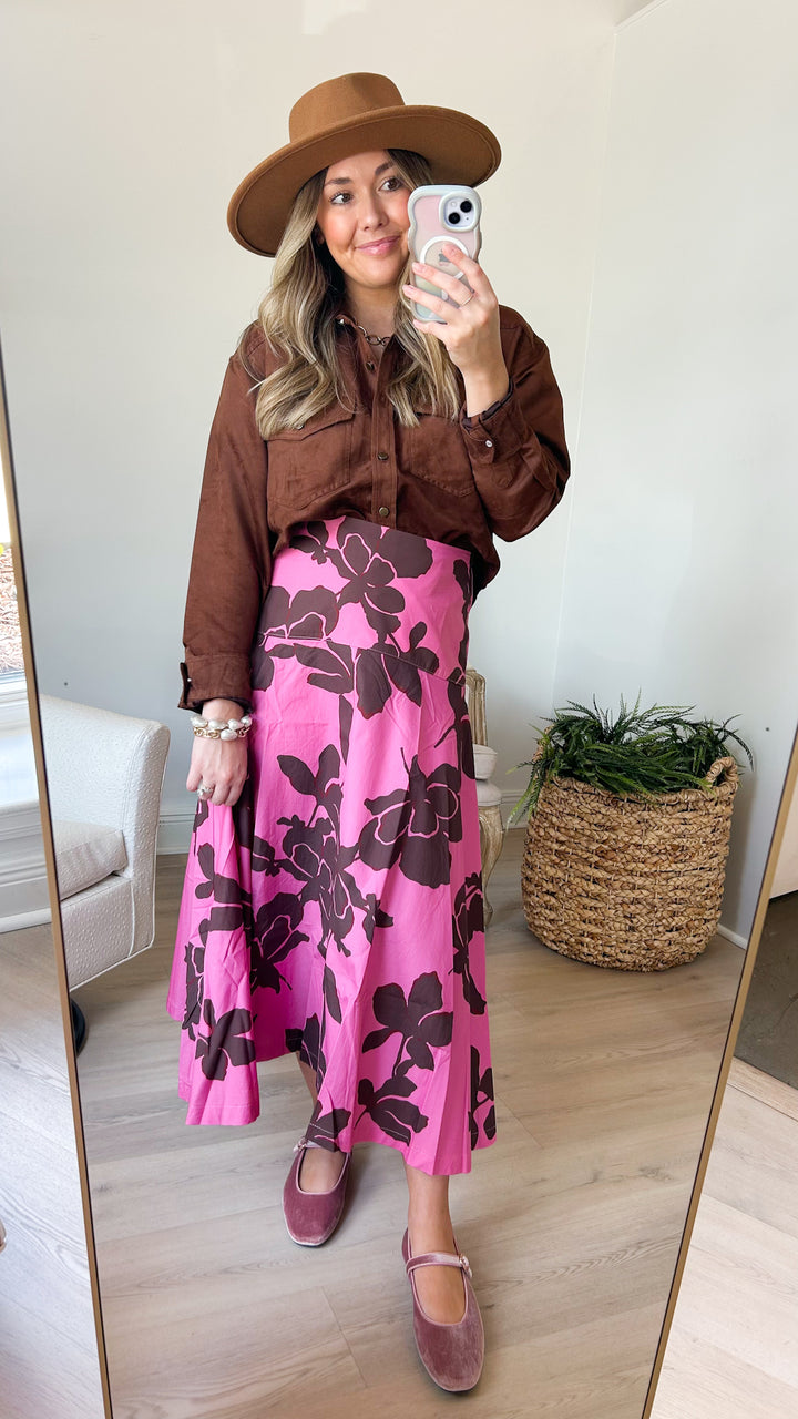 Enya Cropped Button Down