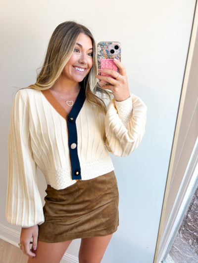 Ciera Suede Mini Skirt