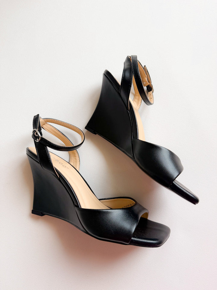 Author Six Strappy Wedge