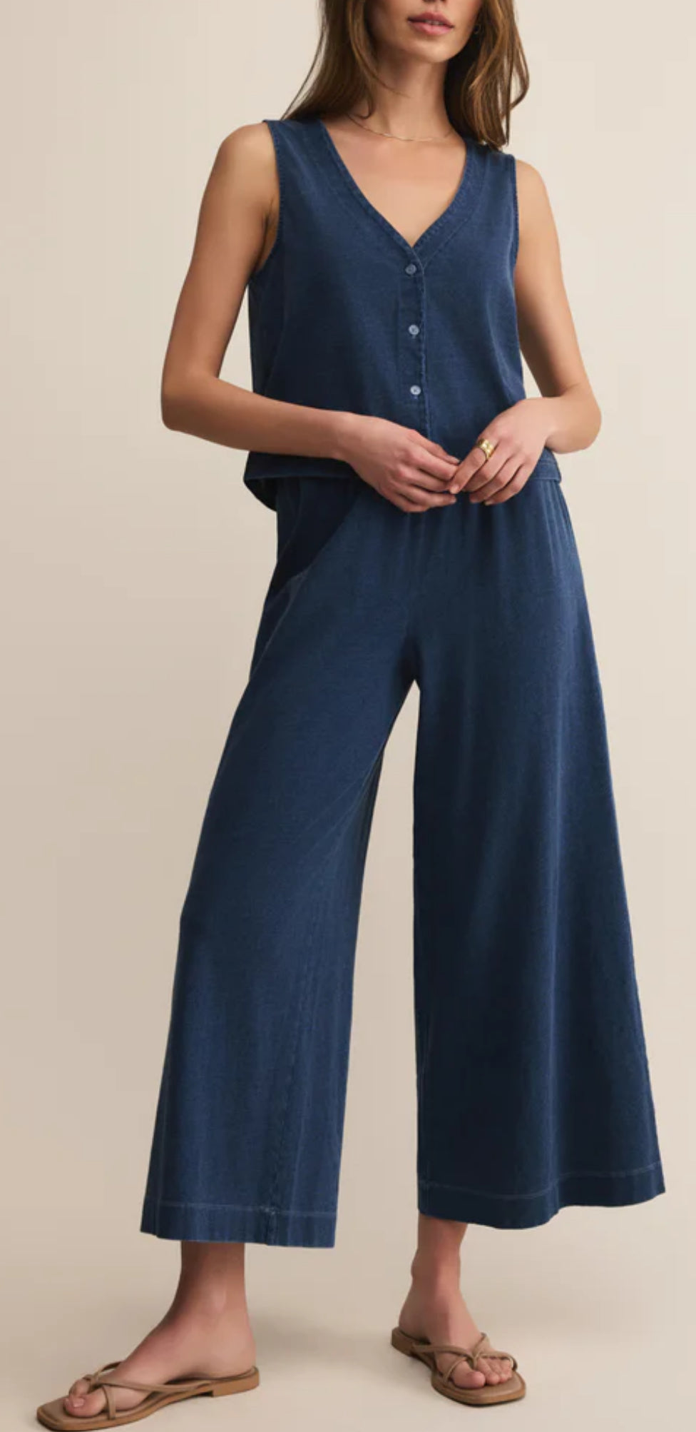 Solace Jersey Denim Top