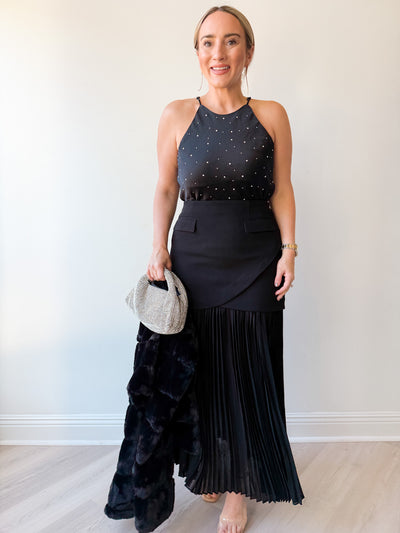 Floella Rhinestone Embellished Top