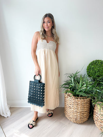 Sabrina Linen Midi Dress
