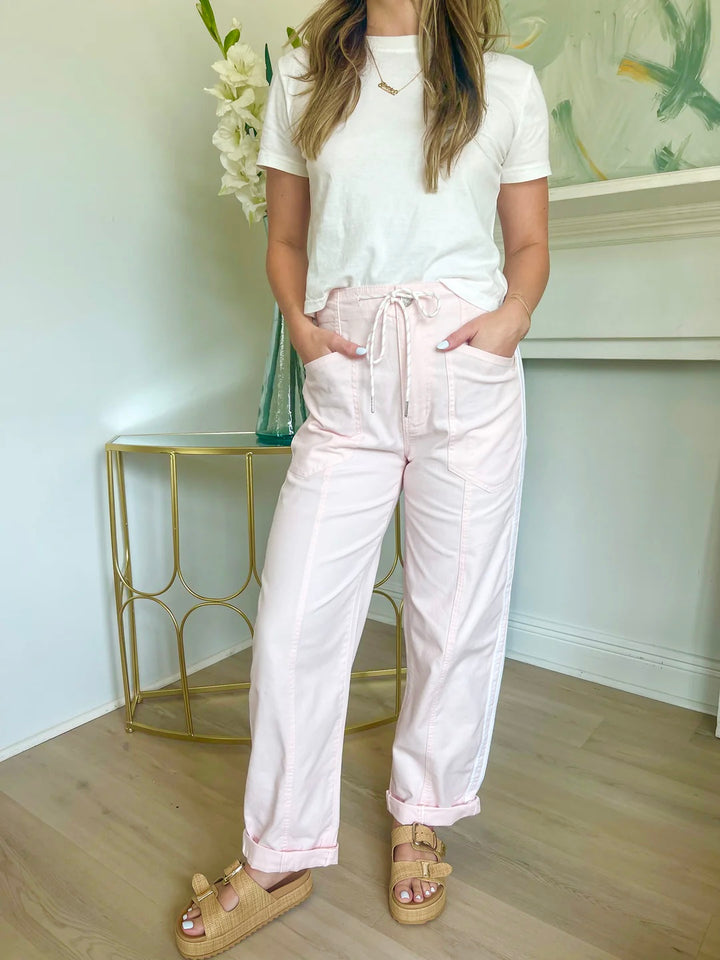 Villa Drawstring Barrel Pant