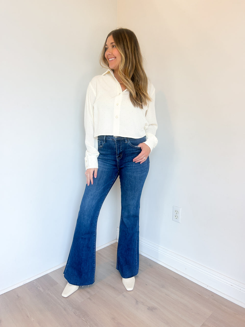 High Rise Flare Jeans