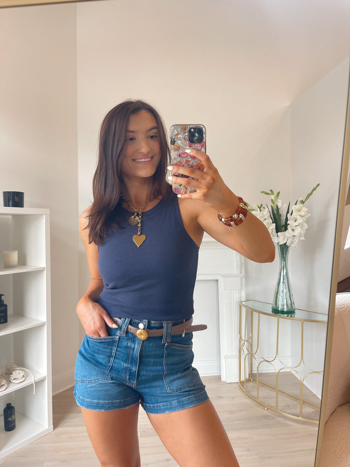 Ralyn Bra Tank Top sea blue
