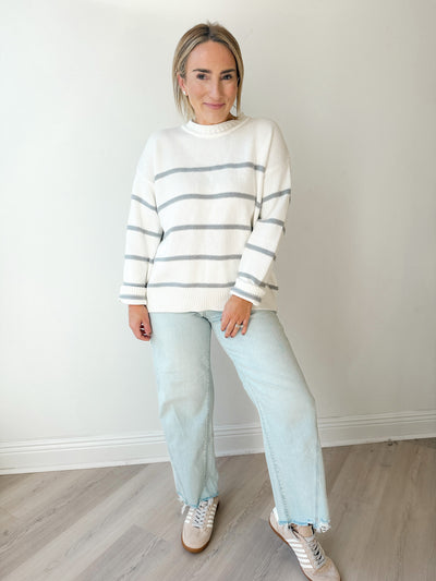 Boyfriend Striped Sweater