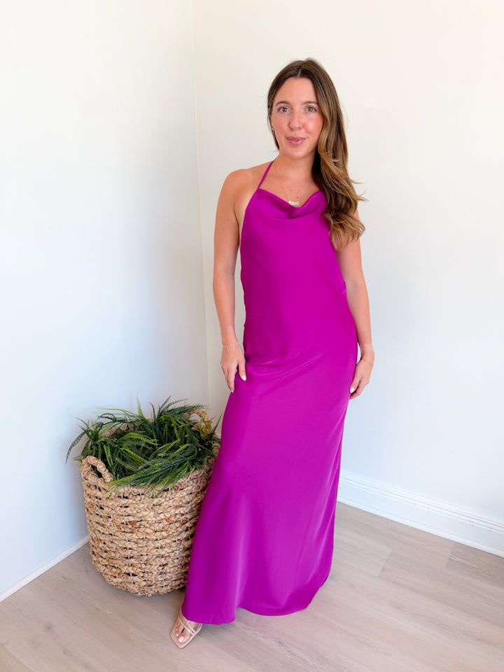 Aurora Cowl Neck Dress