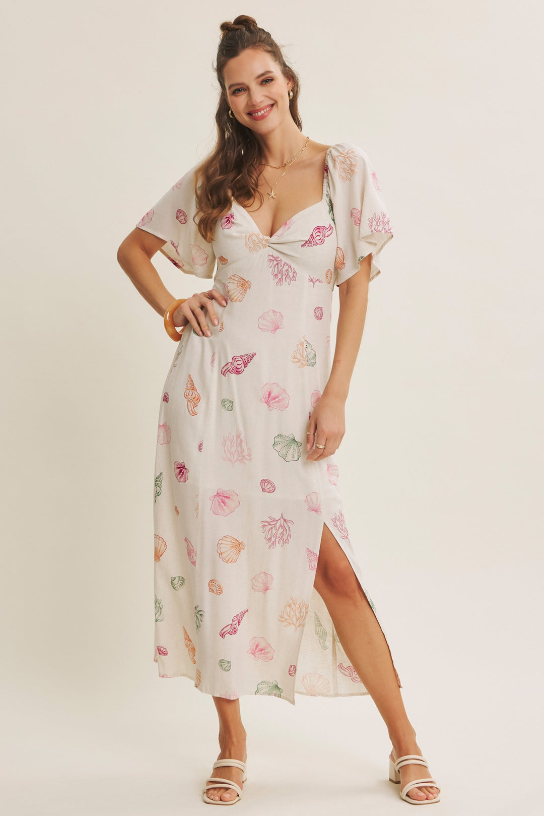 Talia Slit Midi Dress