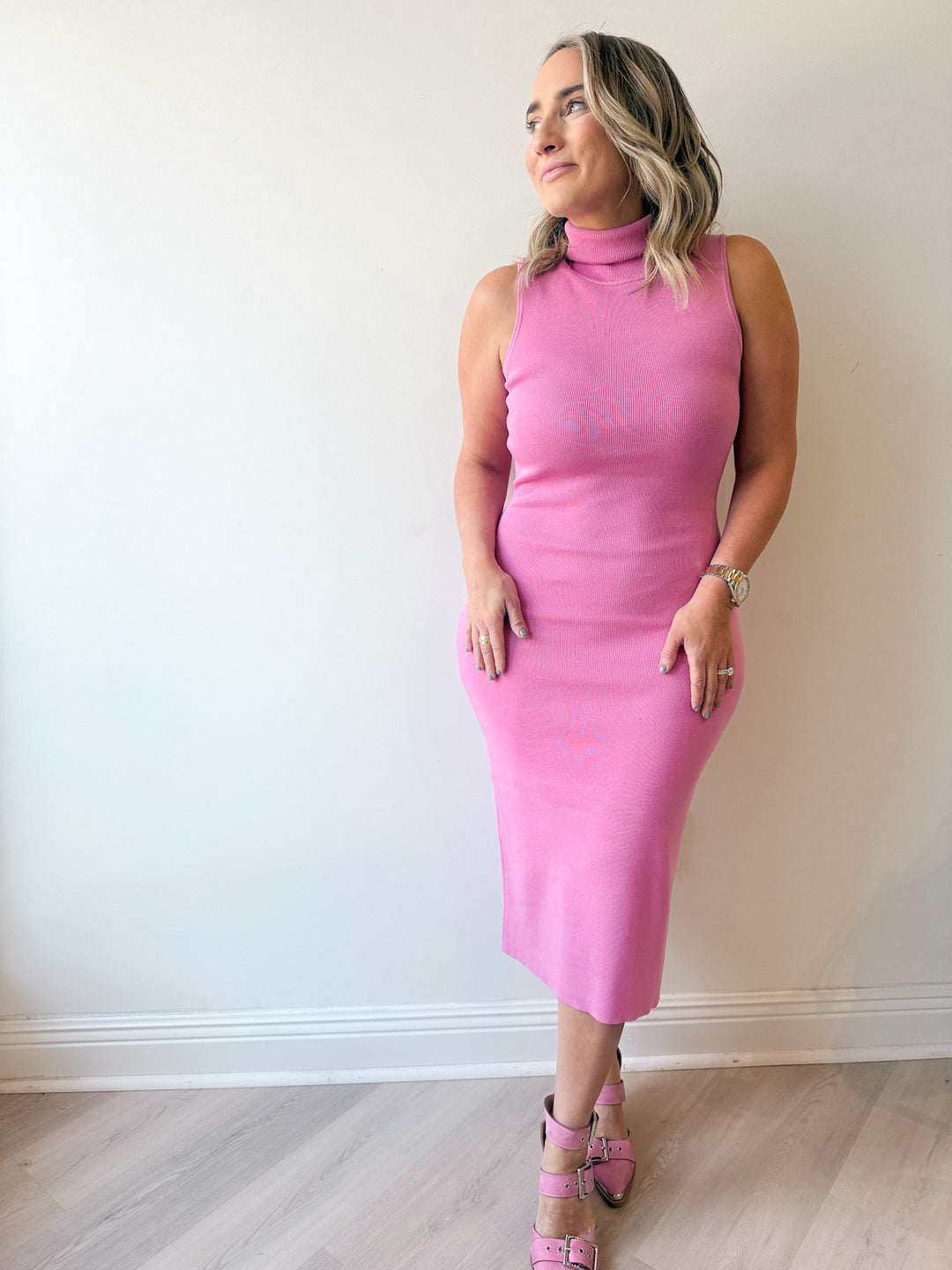 Dane Bodycon Dress Candy Pink