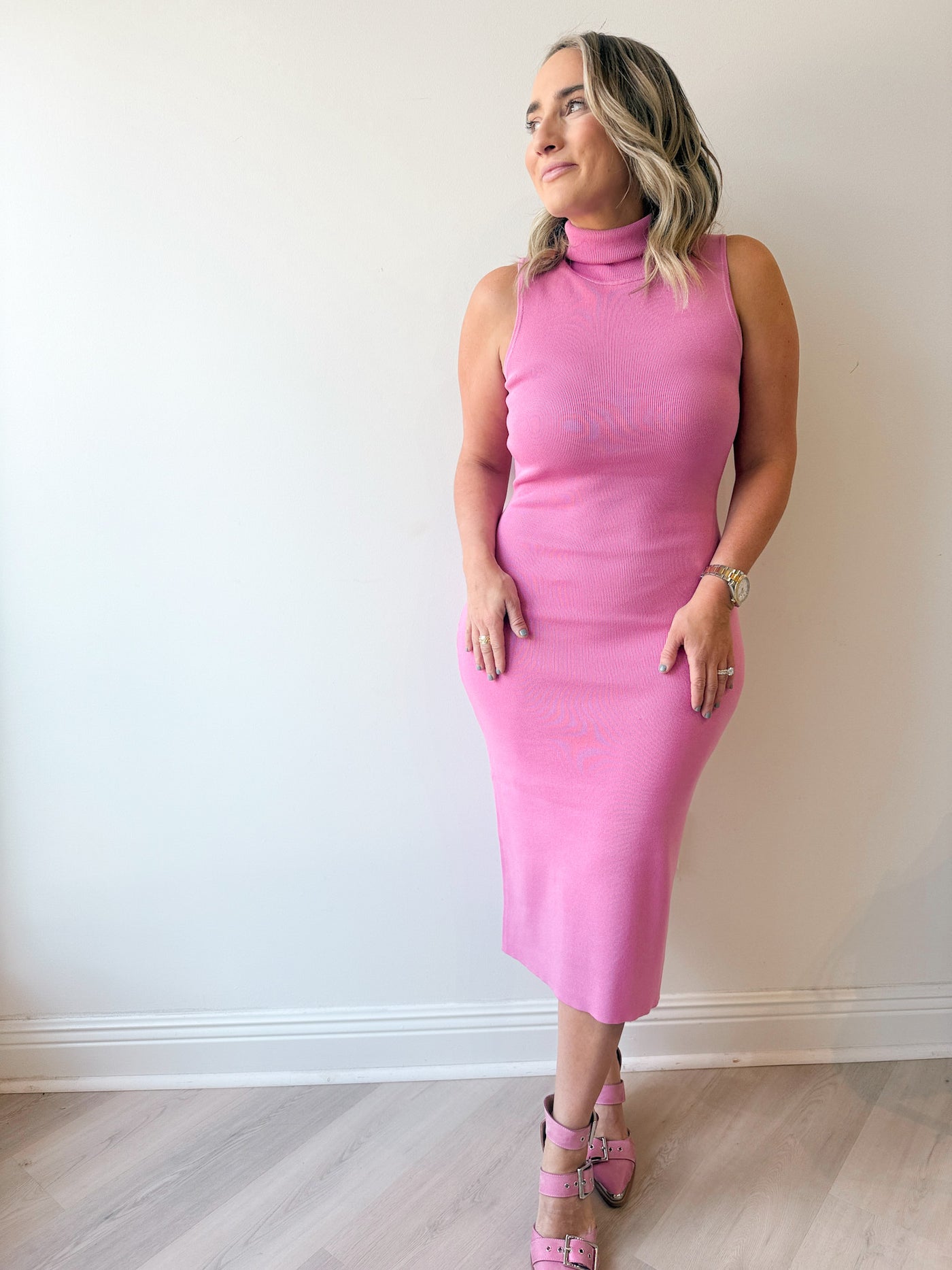 Dane Bodycon Dress Candy Pink