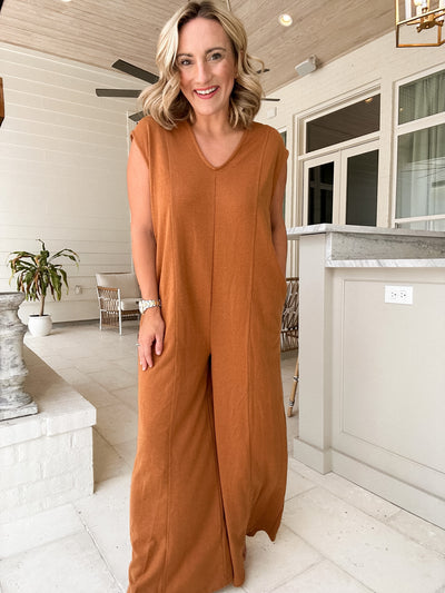 Terry Cloth Jumpsuit