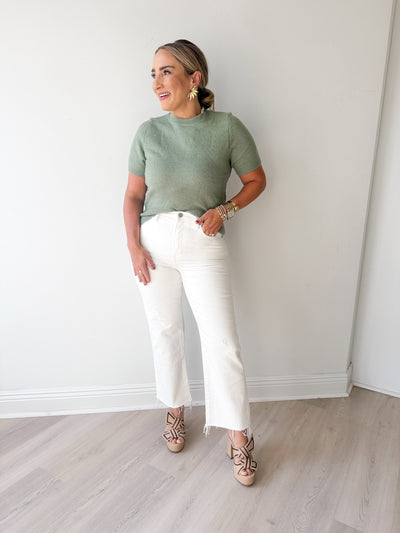 Wren Top SAGE GREEN