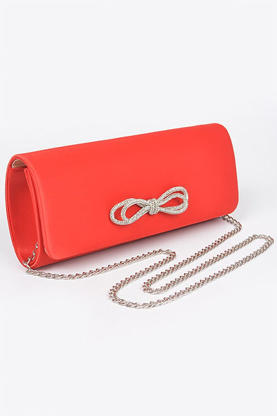 Satin Clutch RED