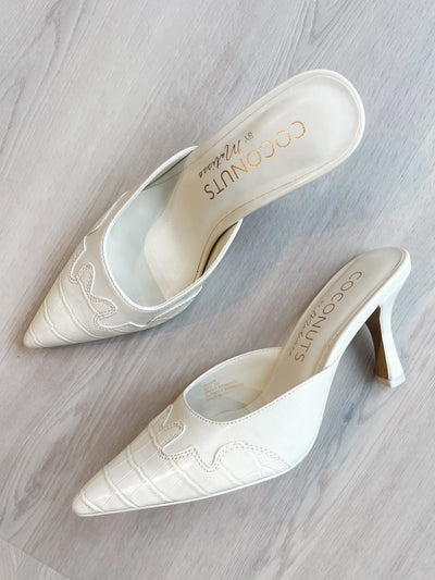 Greer Heel ivory