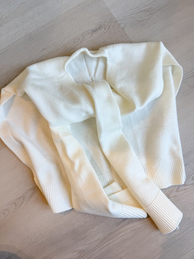 Preppy Mock Sweater Wrap