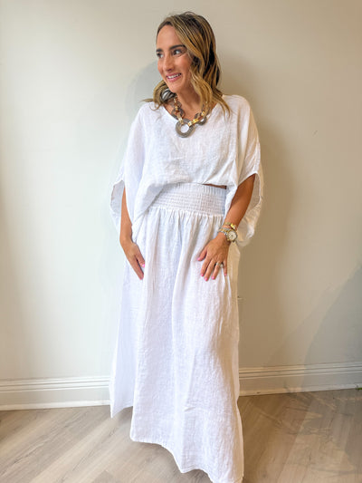 Twill Linen Skirt