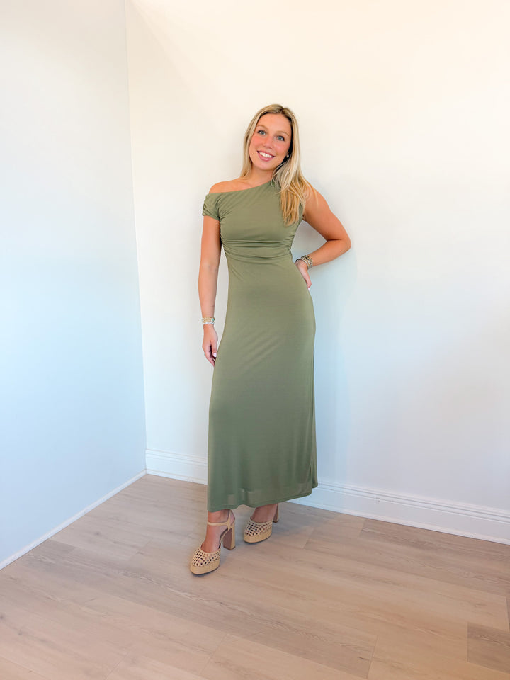 Aster Mesh Midi Dress