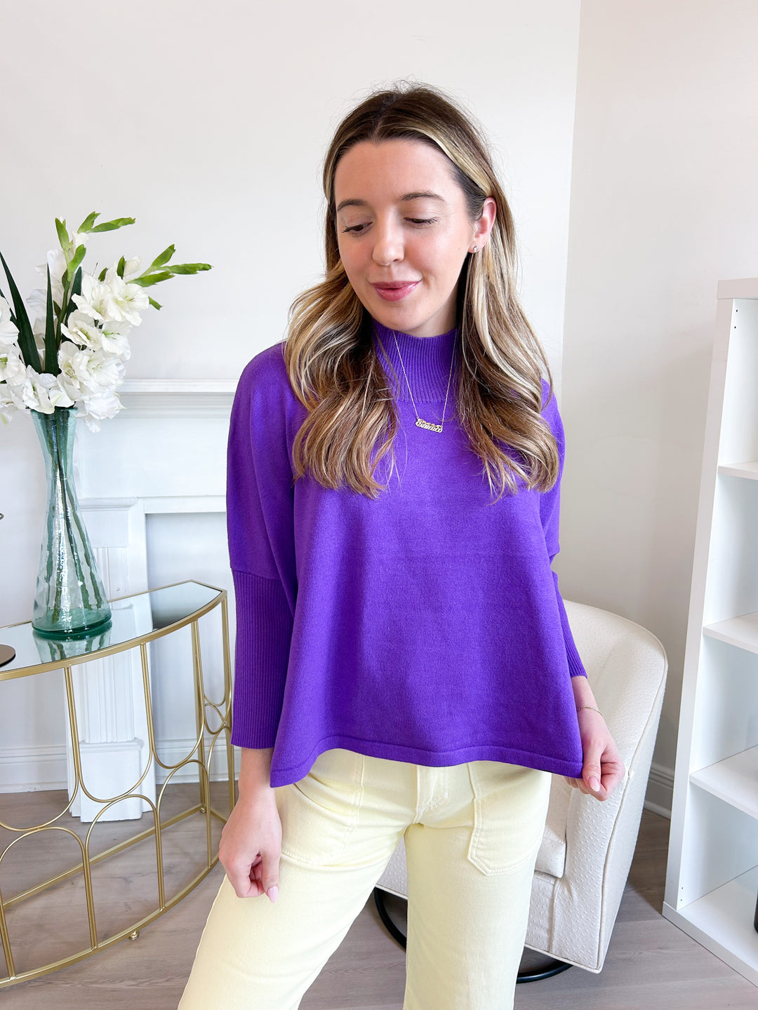 Aja Ortho Solid Top purple heart one size