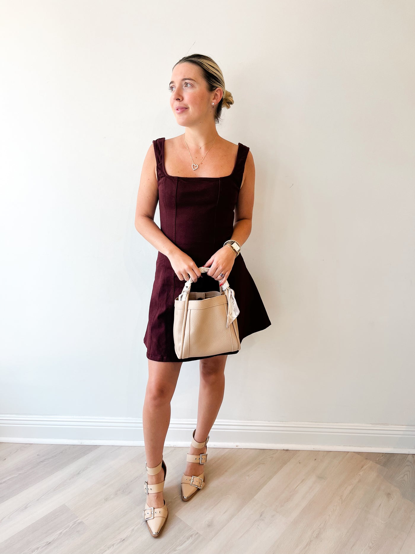 Aspen Square Neck Mini Dress