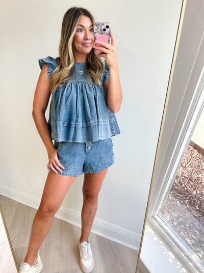 Simone Denim Shorts