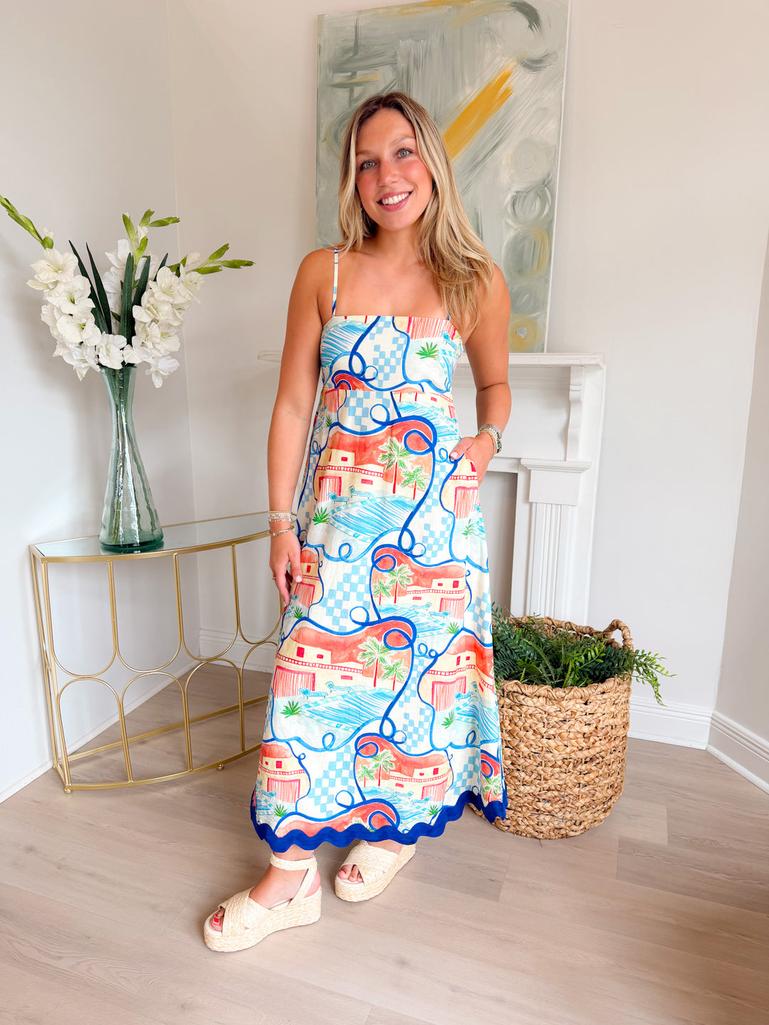 Coastal Vacay Midi Dress