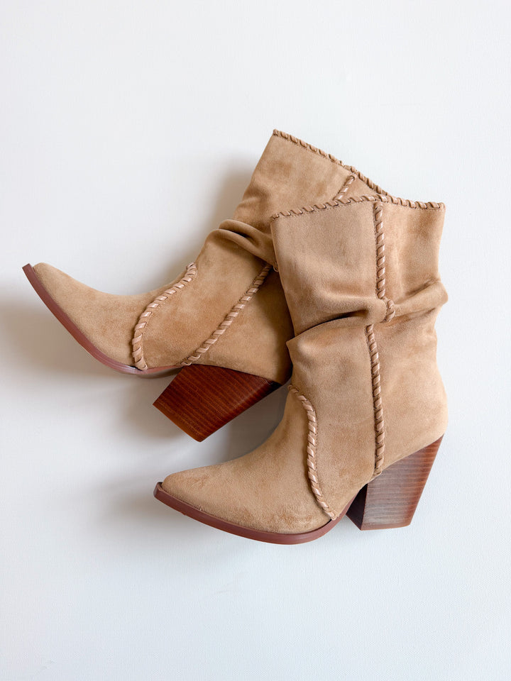 Aria Slouch Whip Stitch Boot