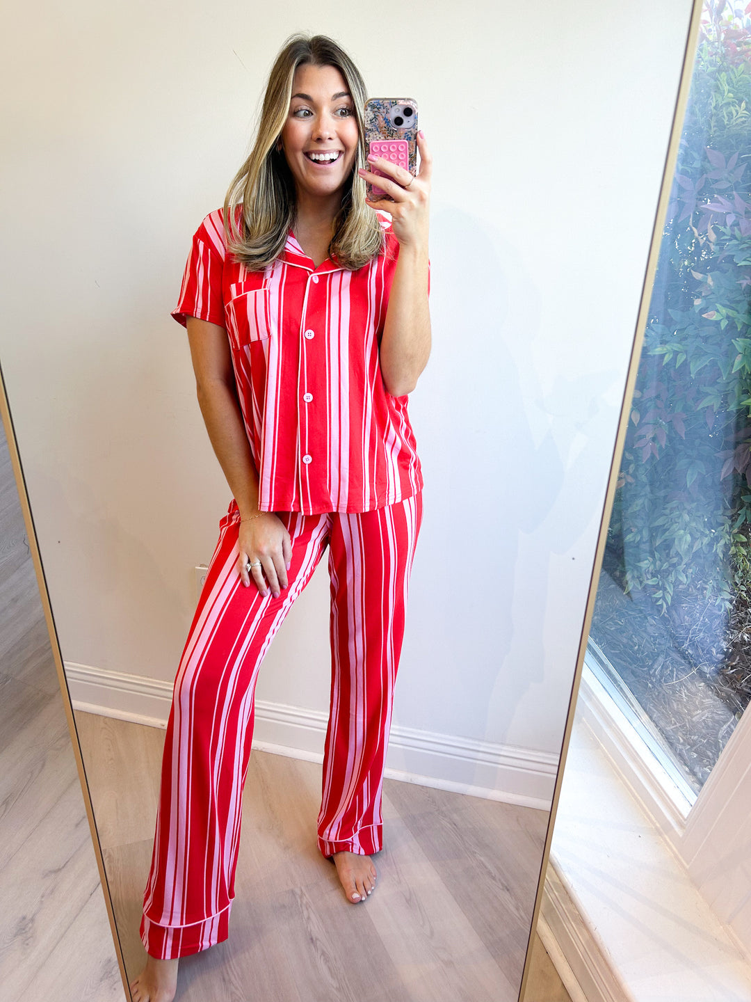 Holly Stripe Pajama