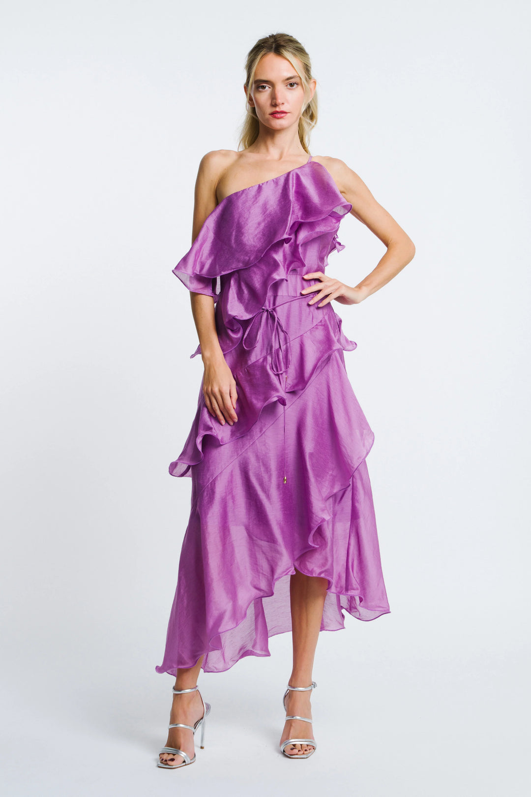 Matea Asymmetric Maxi Dress