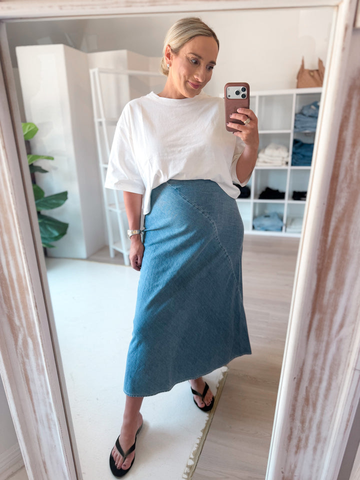 Ryleigh Oversized Crop Tee