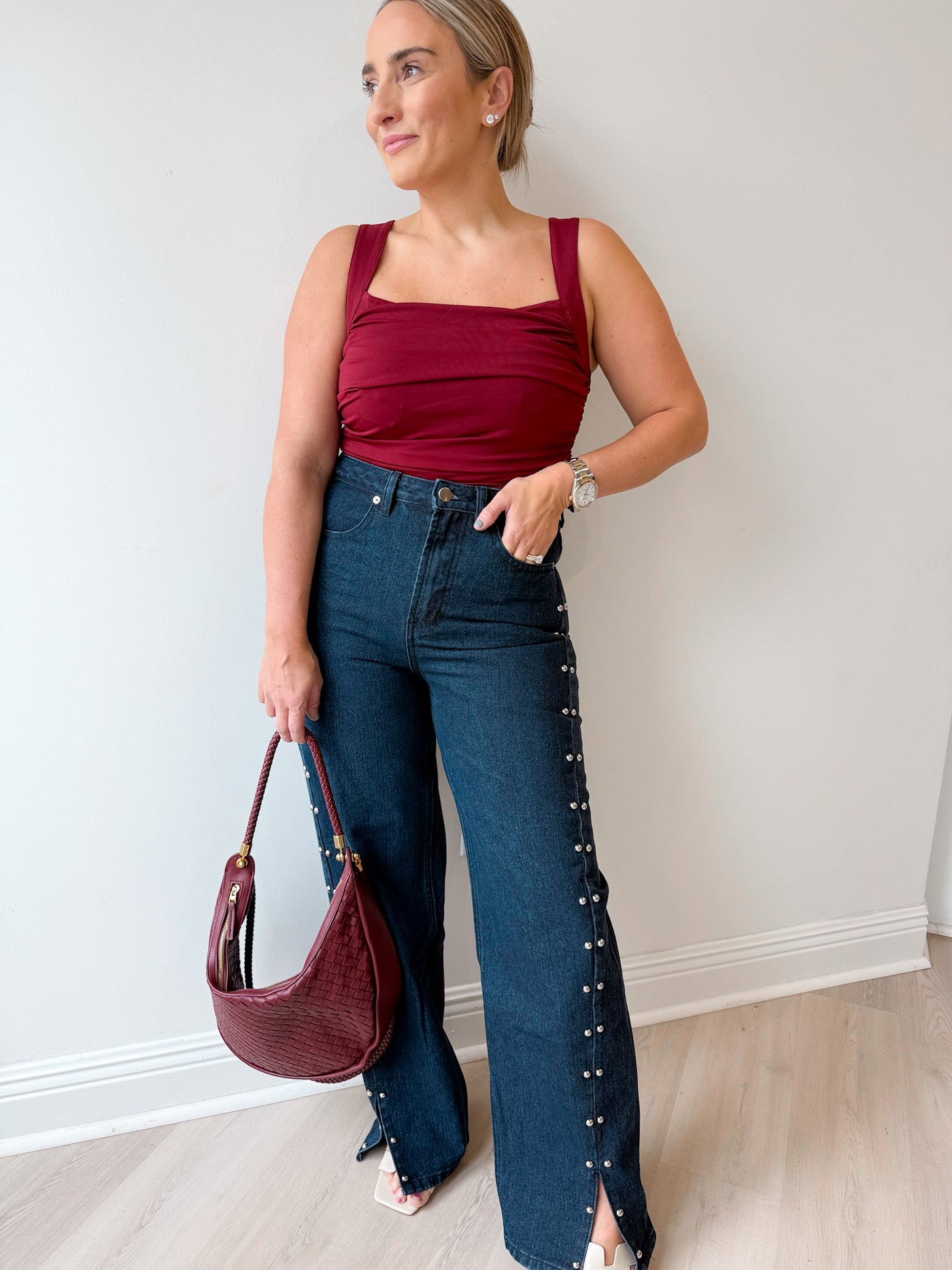 Voncile Bodysuit burgundy