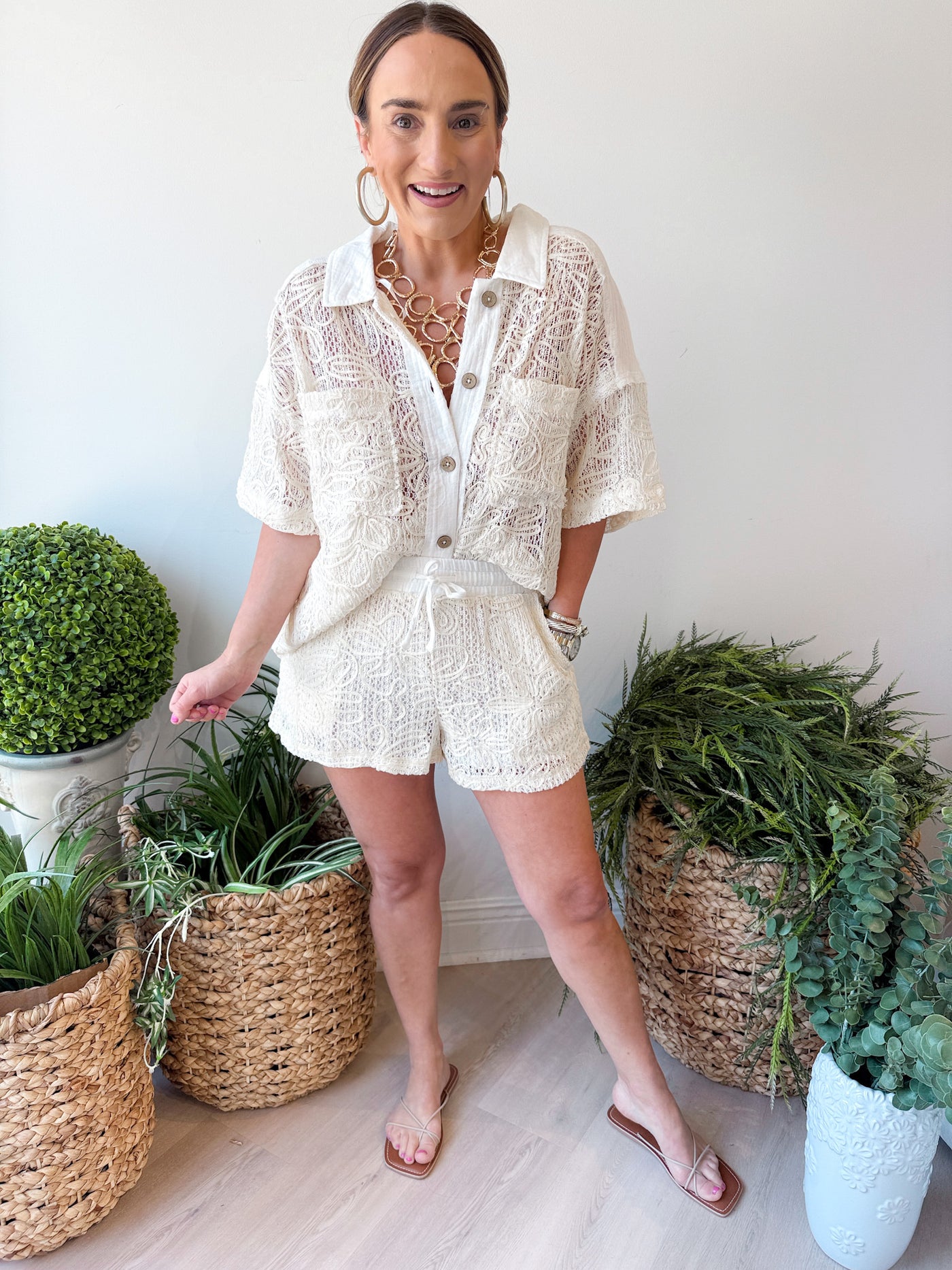 Molly Top & Shorts Set