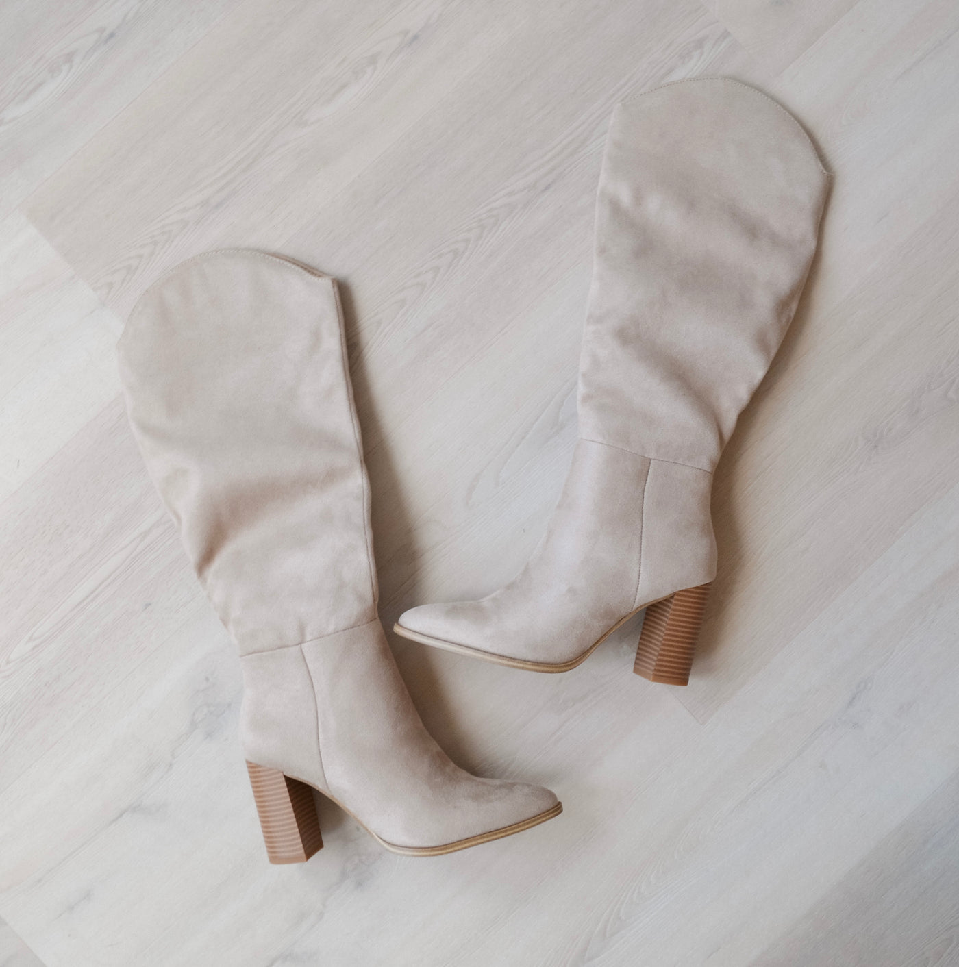 Fallal Knee High Boots beige