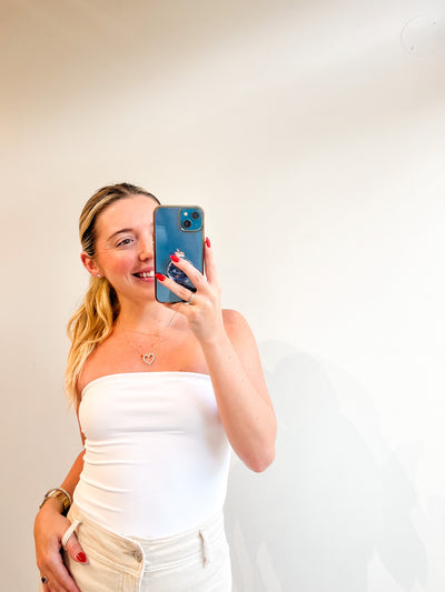 Badia Tube Top White