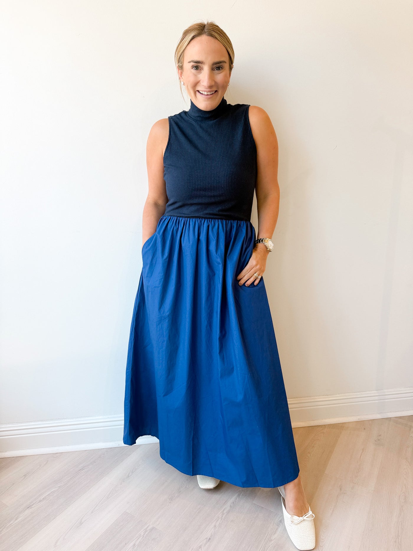 Grady Sleeveless Midi Dress