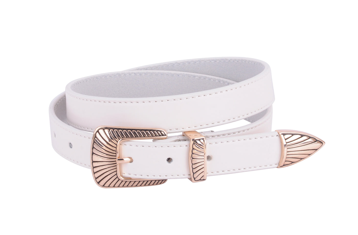Boho Triangle Leather Belt