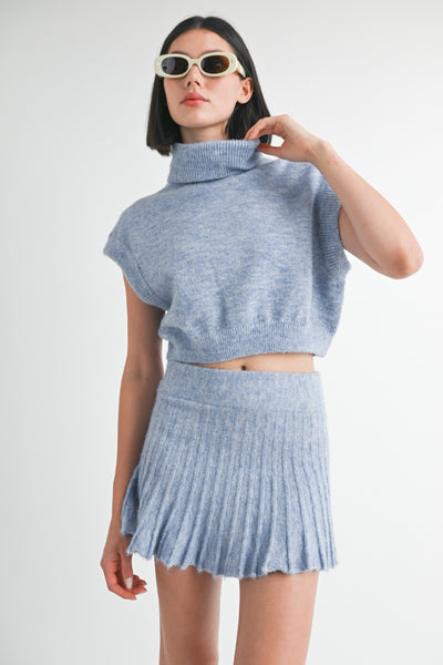 Tori Top dusty blue