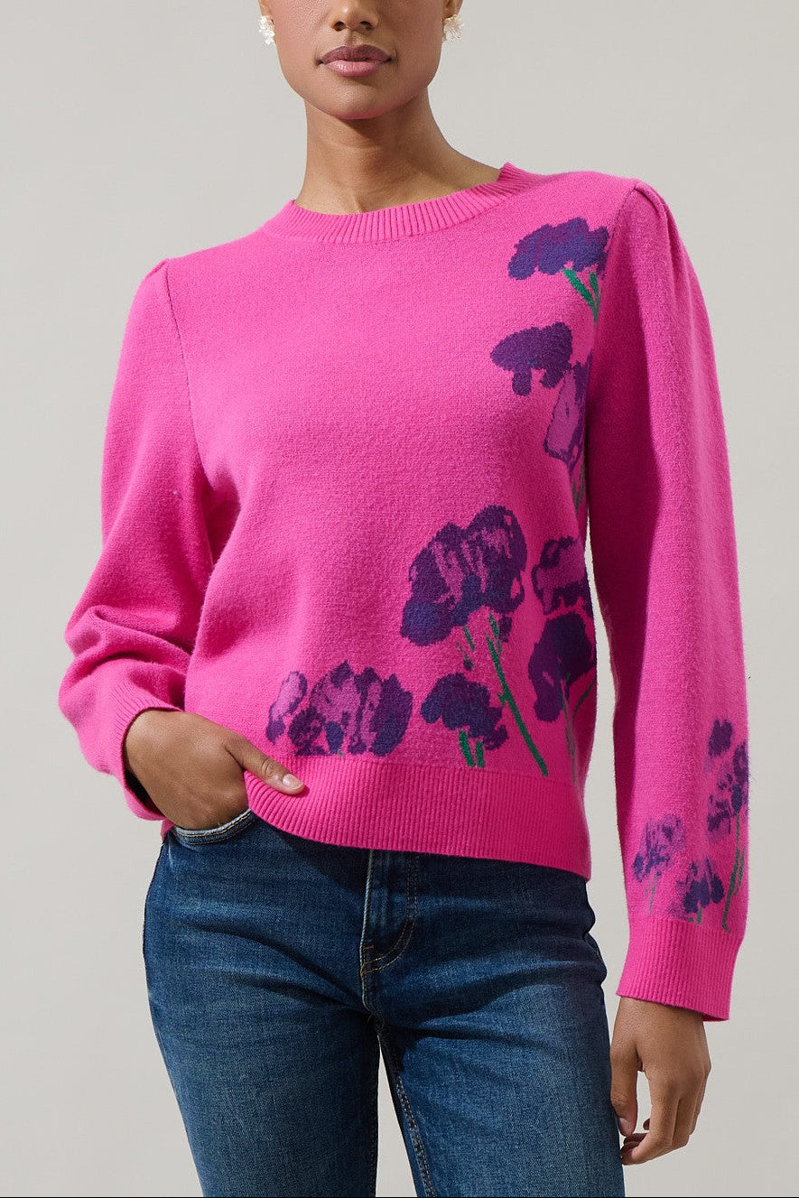 Nathalia Floral Sweater