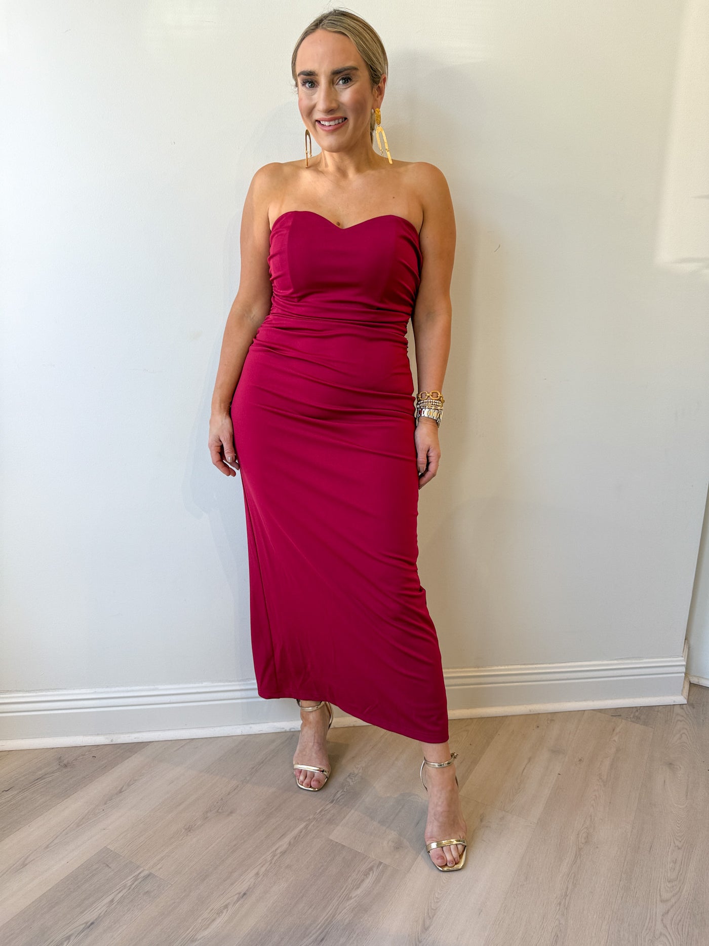 Aubrey Strapless Midi