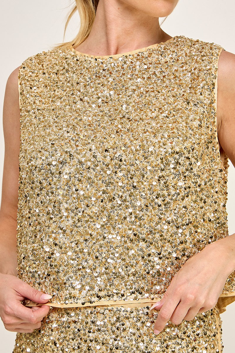 Sandy Sequin Tank