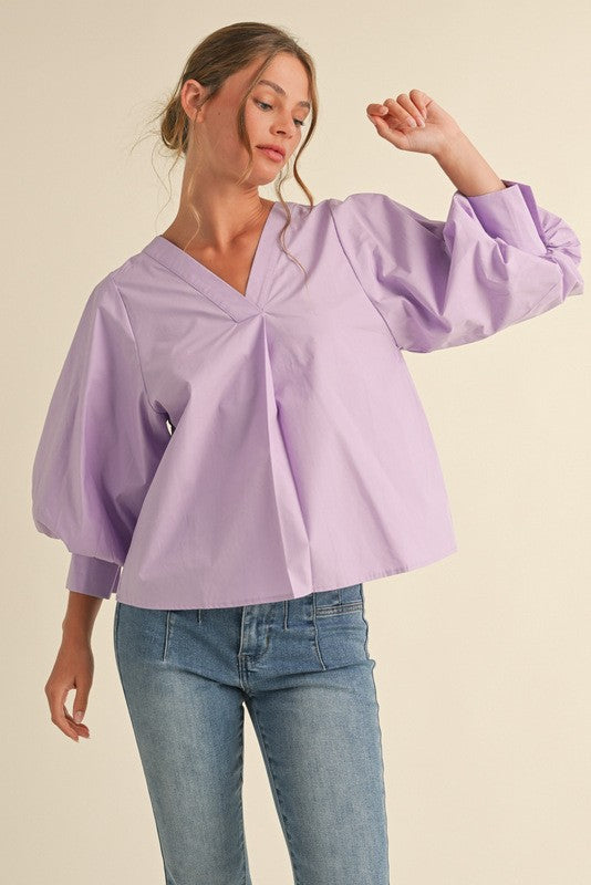 Dottie Blouse lavender