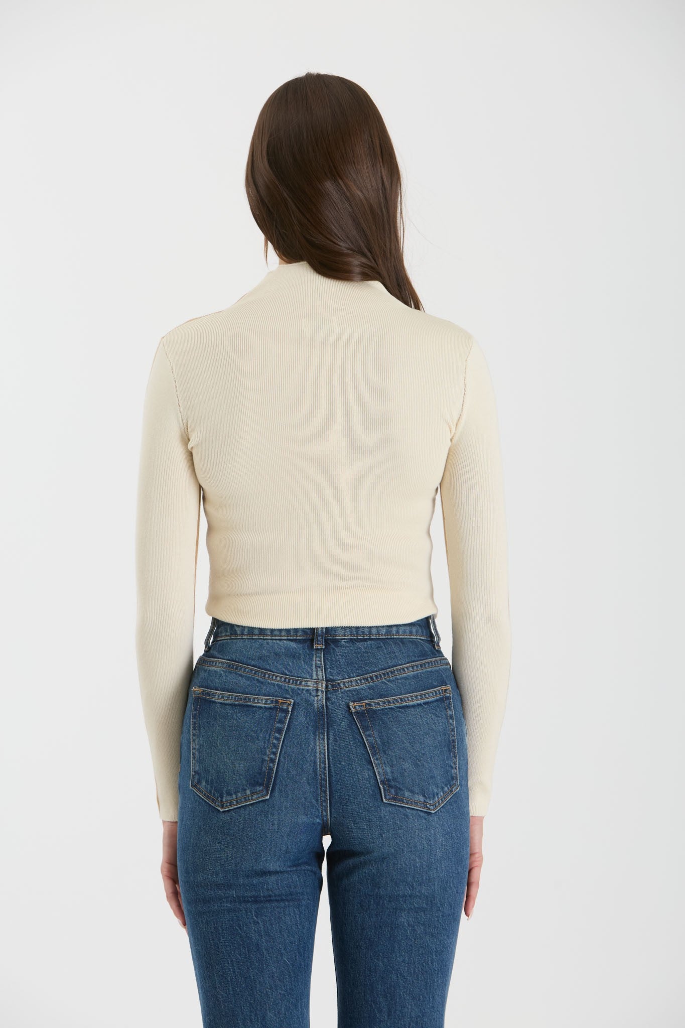 Two Tone Long Slv. Top